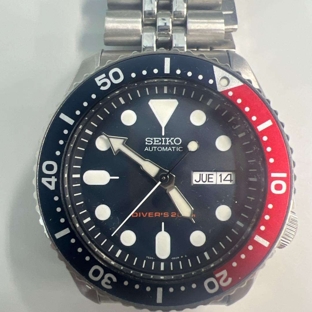 SEIKO 腕時計 逆輸入 海外モデル ネイビー SKX009KD