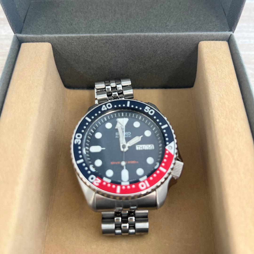 SEIKO 腕時計 逆輸入 海外モデル ネイビー SKX009KD
