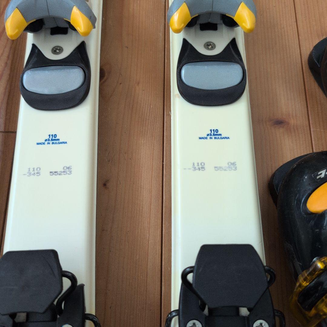 子供用スキーセット110cm kazama板Hartブーツkazamaストック