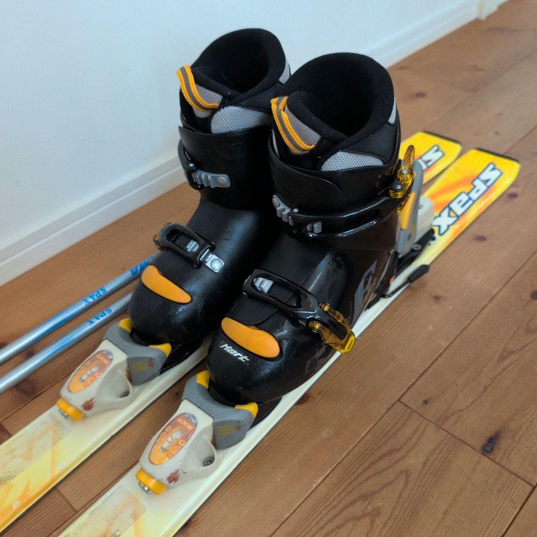 子供用スキーセット110cm kazama板Hartブーツkazamaストック