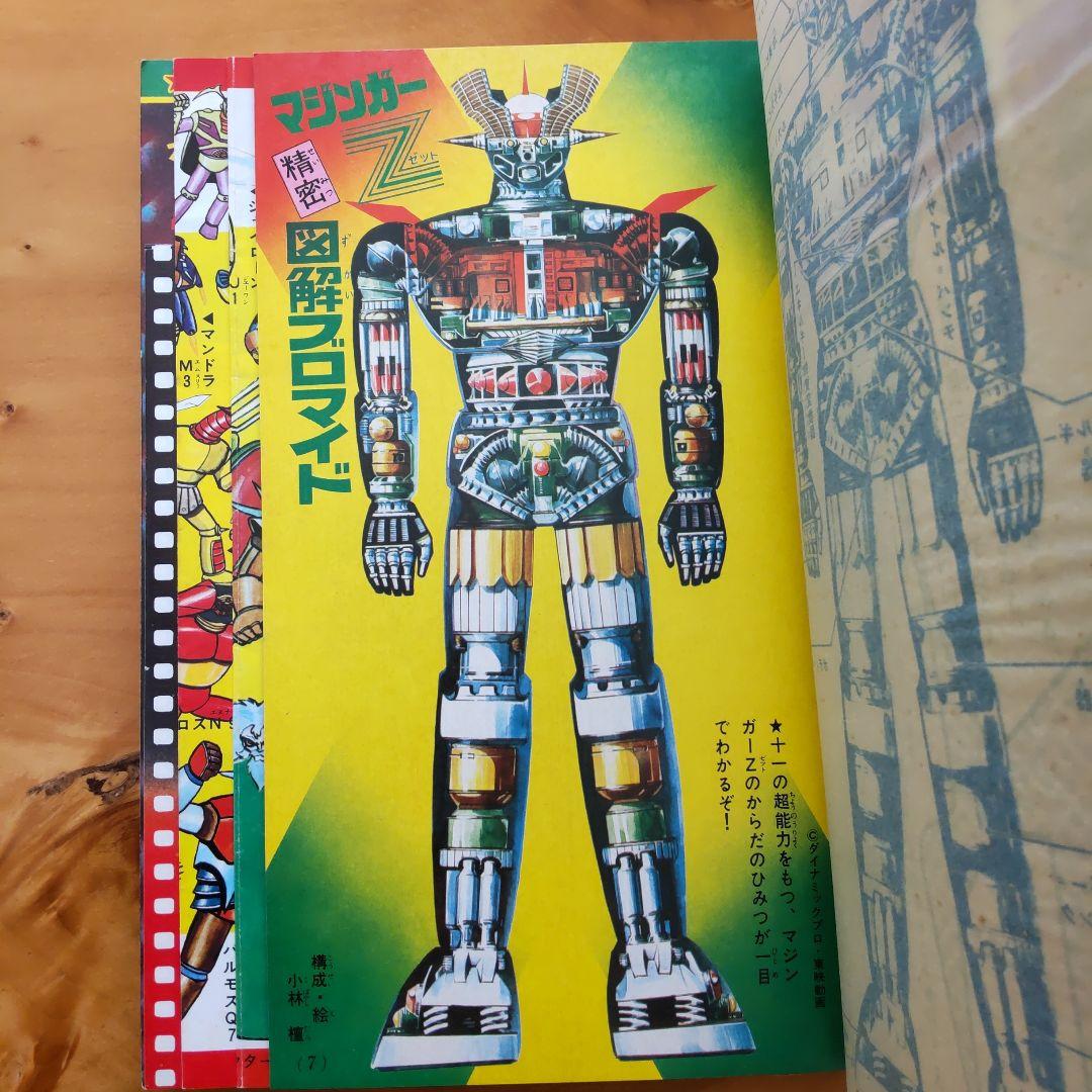 永井豪 マジンガーZ∕テレビマガジン1974年∕マジンガーZ大百科号∕希少