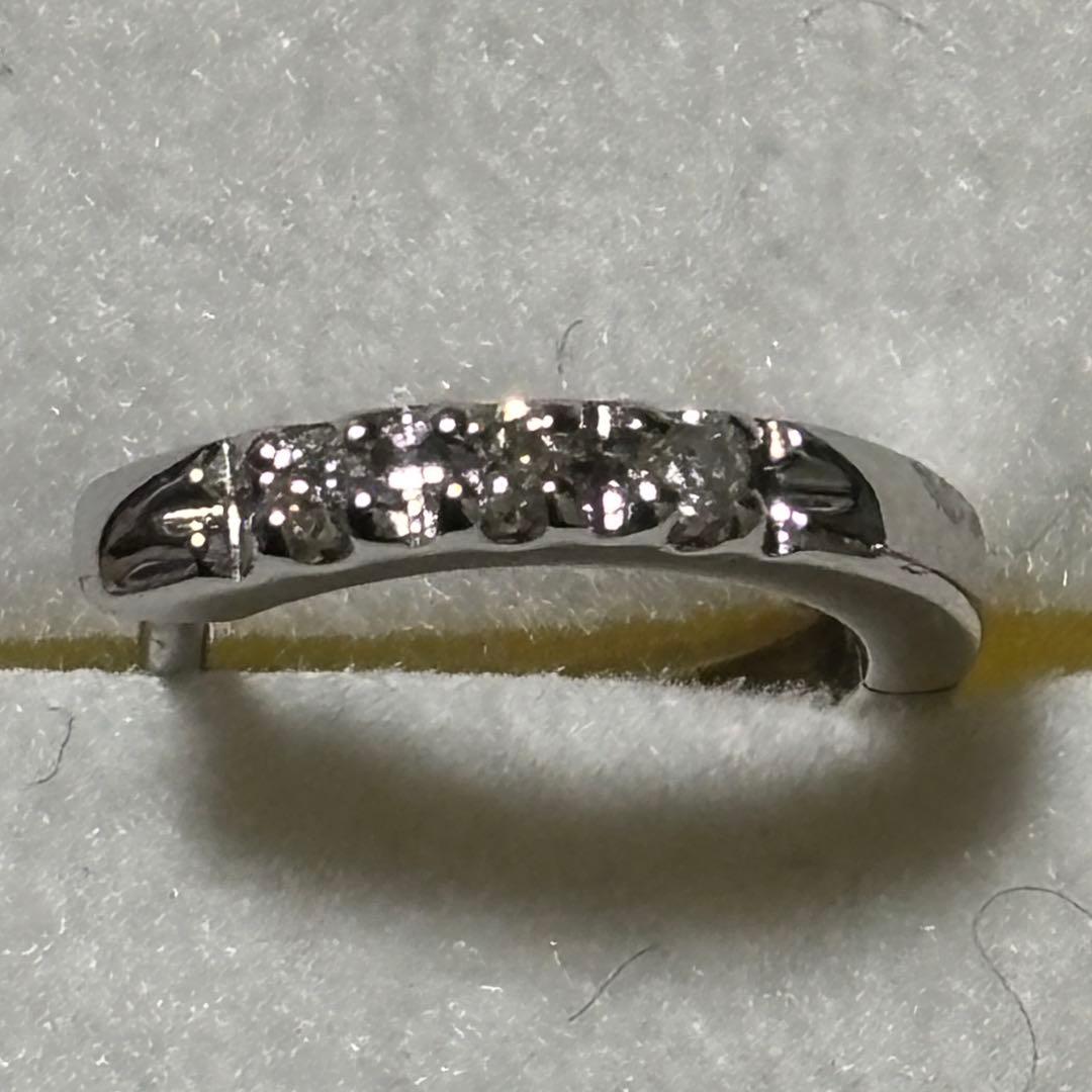 ジュエリーツツミ　k10 ダイヤモンド　フープピアス