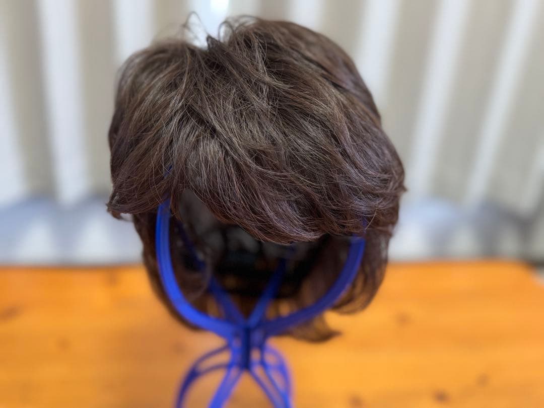 ダークブラウン フルウィッグ