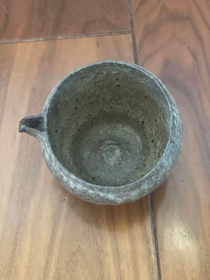村上躍　砂化粧　片口　茶海　茶道具　希少　中国茶　作家作品