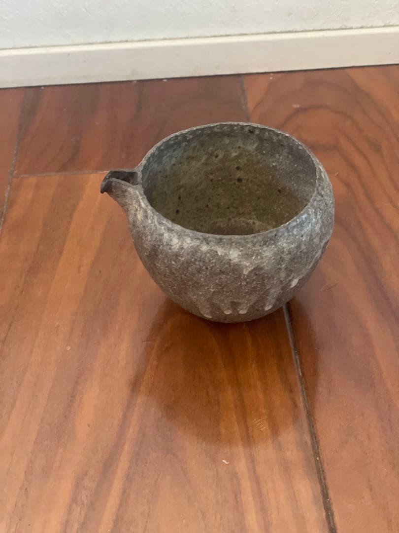 村上躍　砂化粧　片口　茶海　茶道具　希少　中国茶　作家作品
