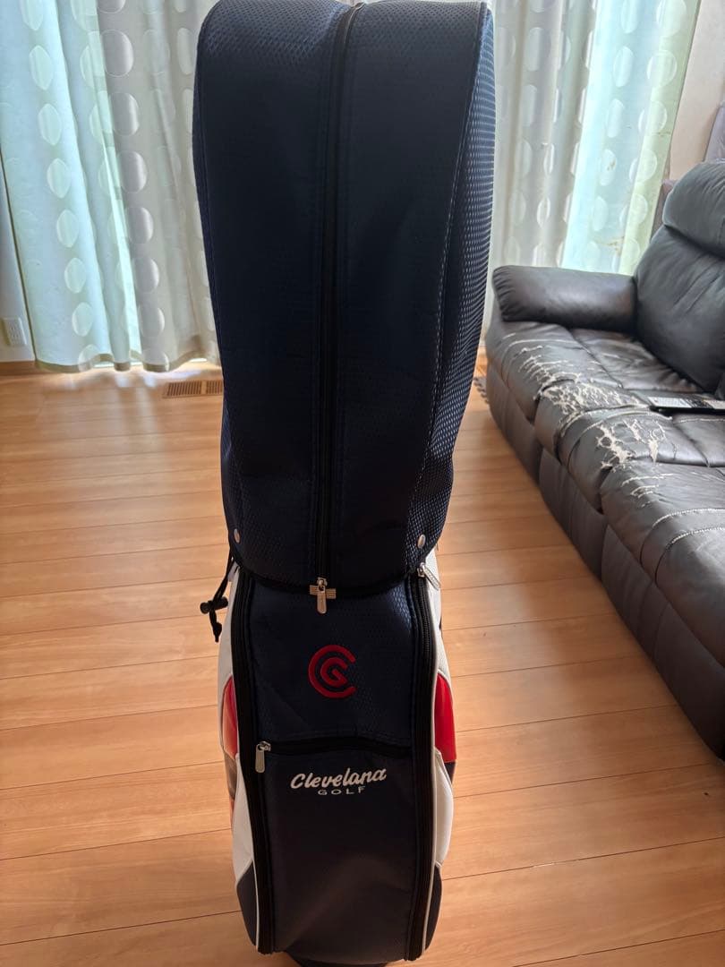 Cleveland Golf キャディバッグ ネイビー/ホワイト/レッド