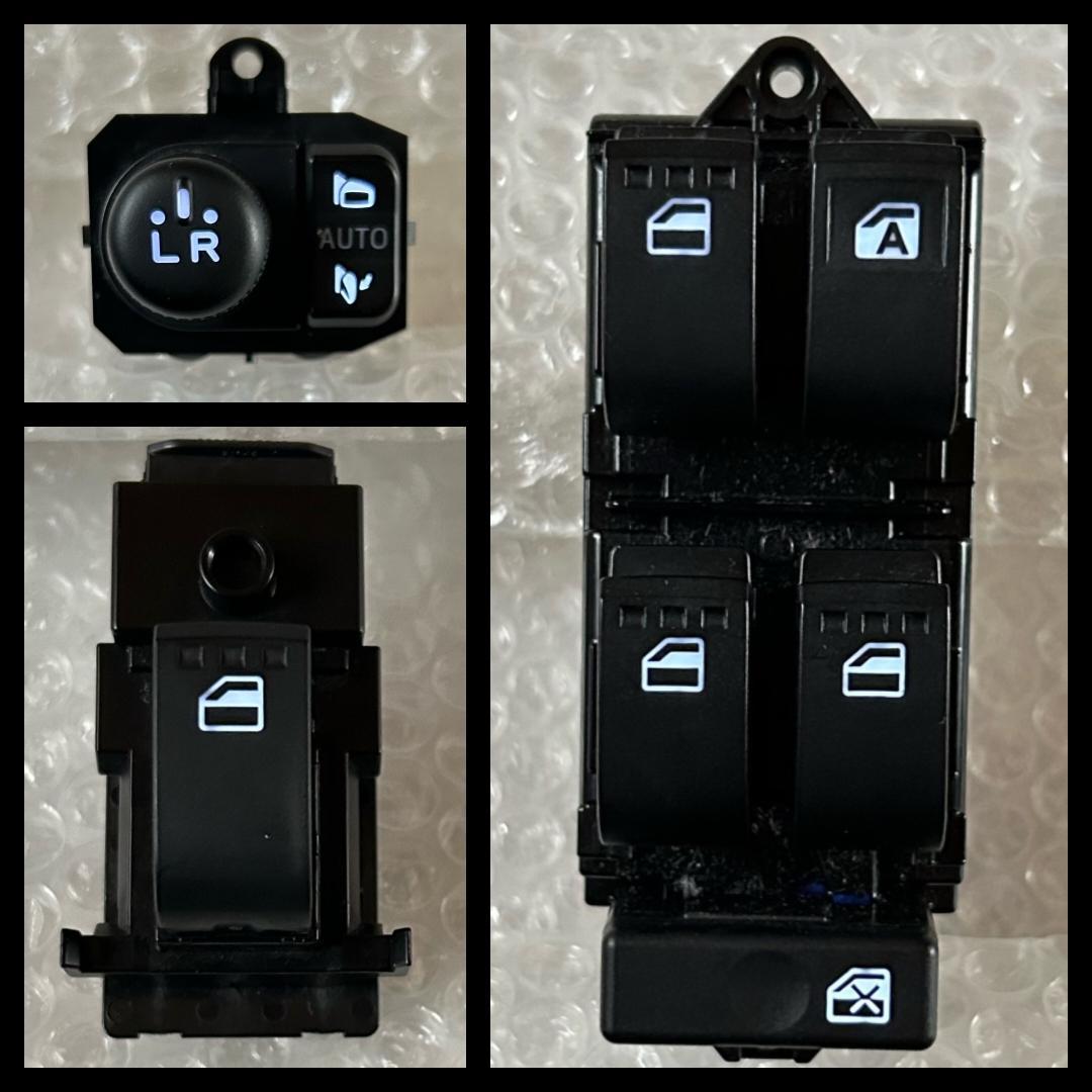 M-955　LA600タント、LA700ウェイク等　PWスイッチ（ 白 ）3点