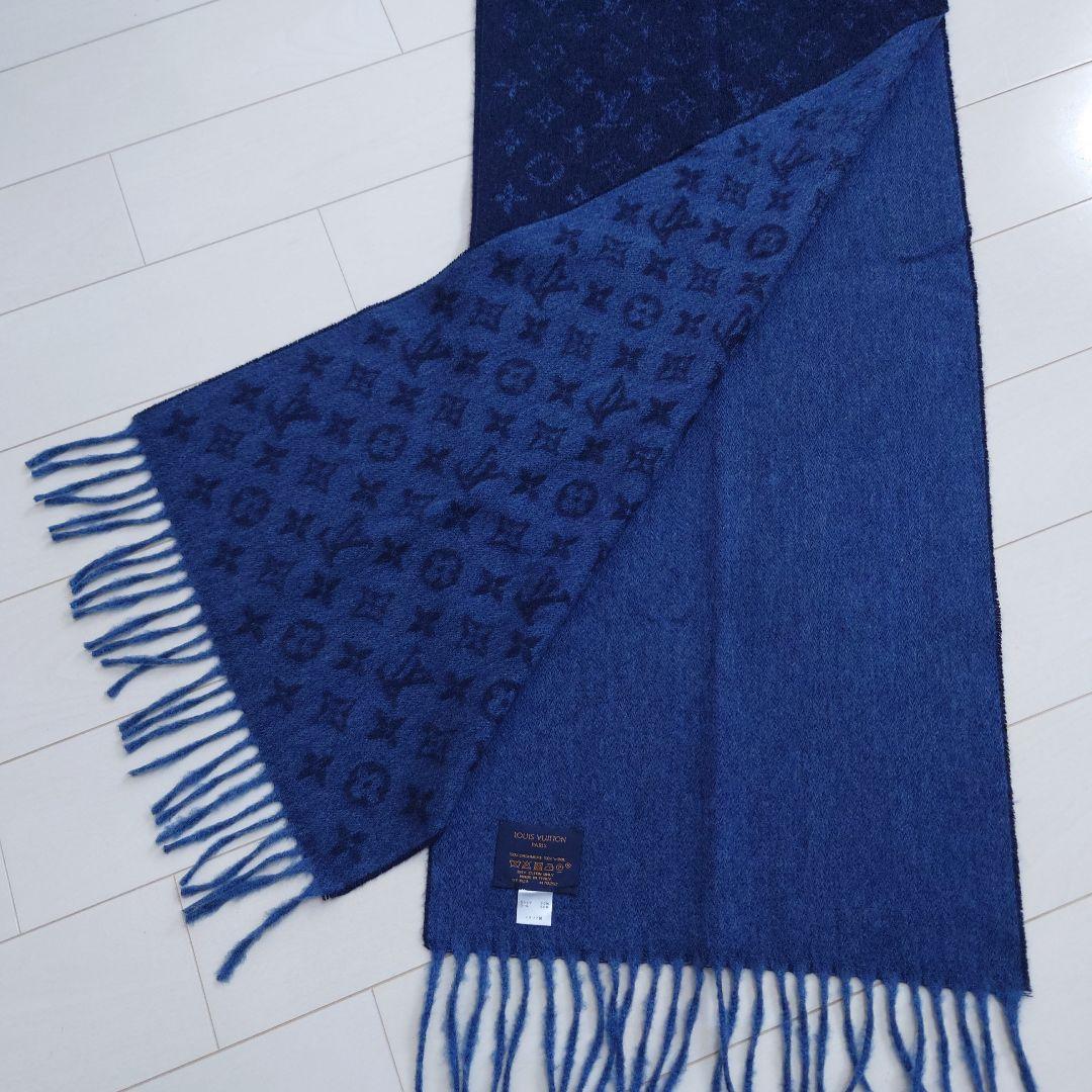 【ほぼ未使用】LOUIS VUITTON マフラー モノグラム グラディエント