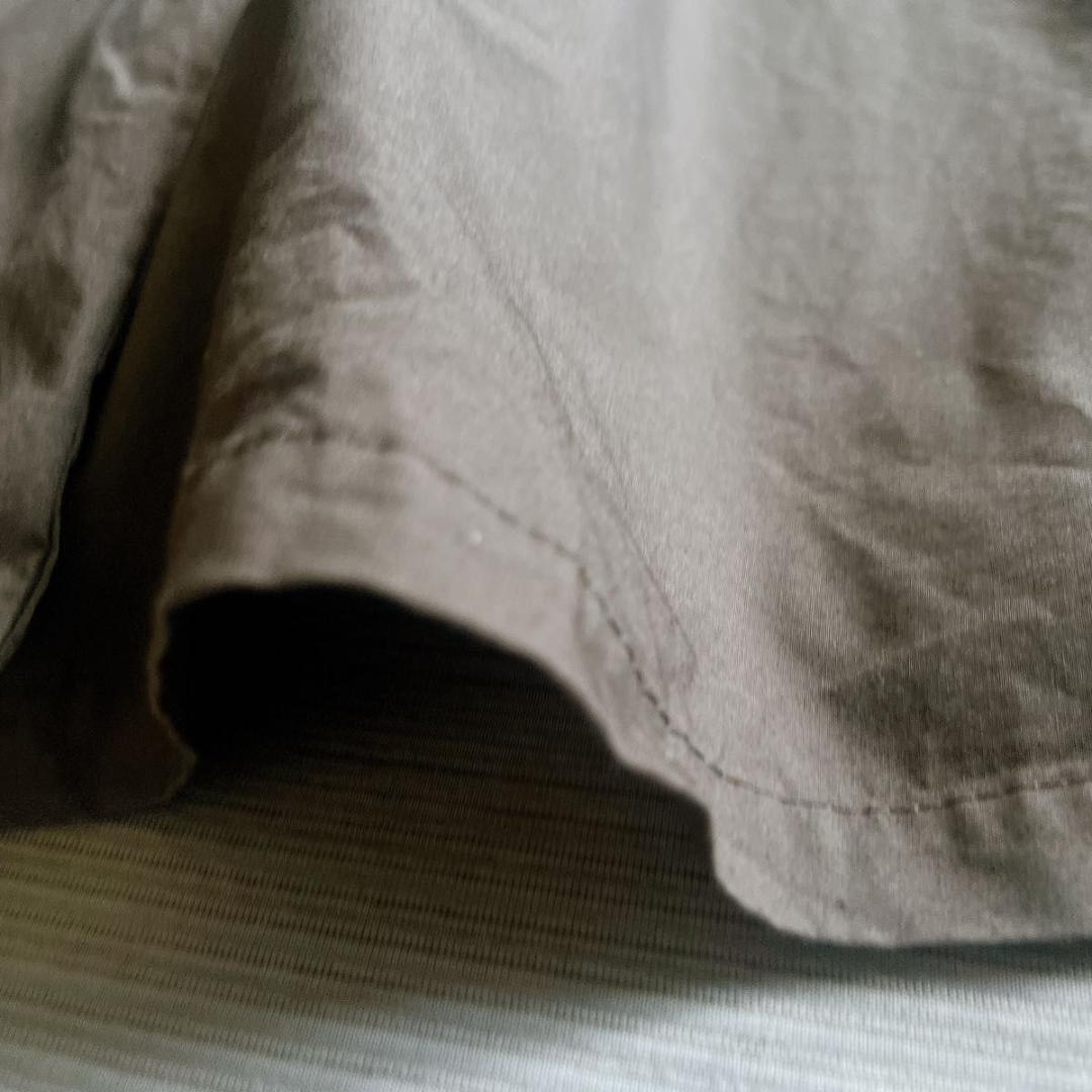 ＊美品【ミズイロインド】トレンチライクコート　ロング　チャコールグレー　FREE