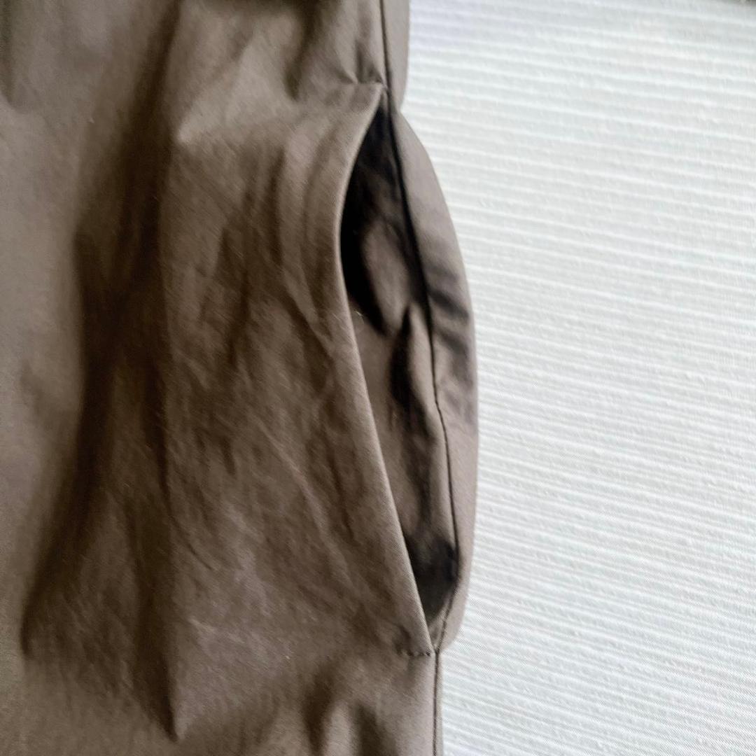 ＊美品【ミズイロインド】トレンチライクコート　ロング　チャコールグレー　FREE