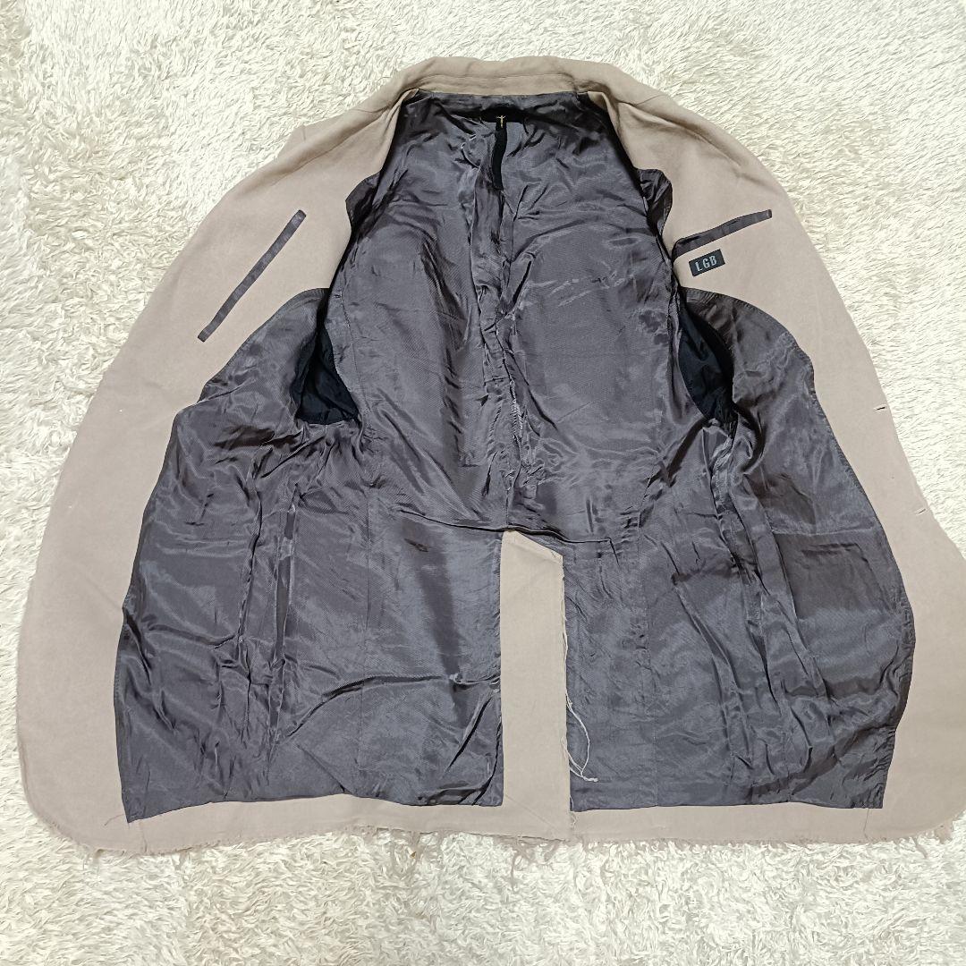 美品 ルグランブルー JK-4 1 テーラードジャケット ベージュ フリンジ