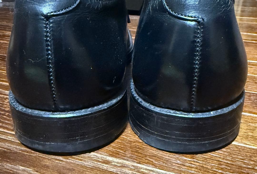 オールデン　ブルックスブラザーズ　00069 プレーントゥ　ブラック　US11D