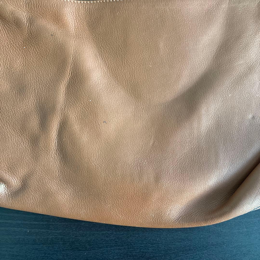 #1059 LOEWE ロエベ レザー ショルダーバッグ ブラウン 中古品