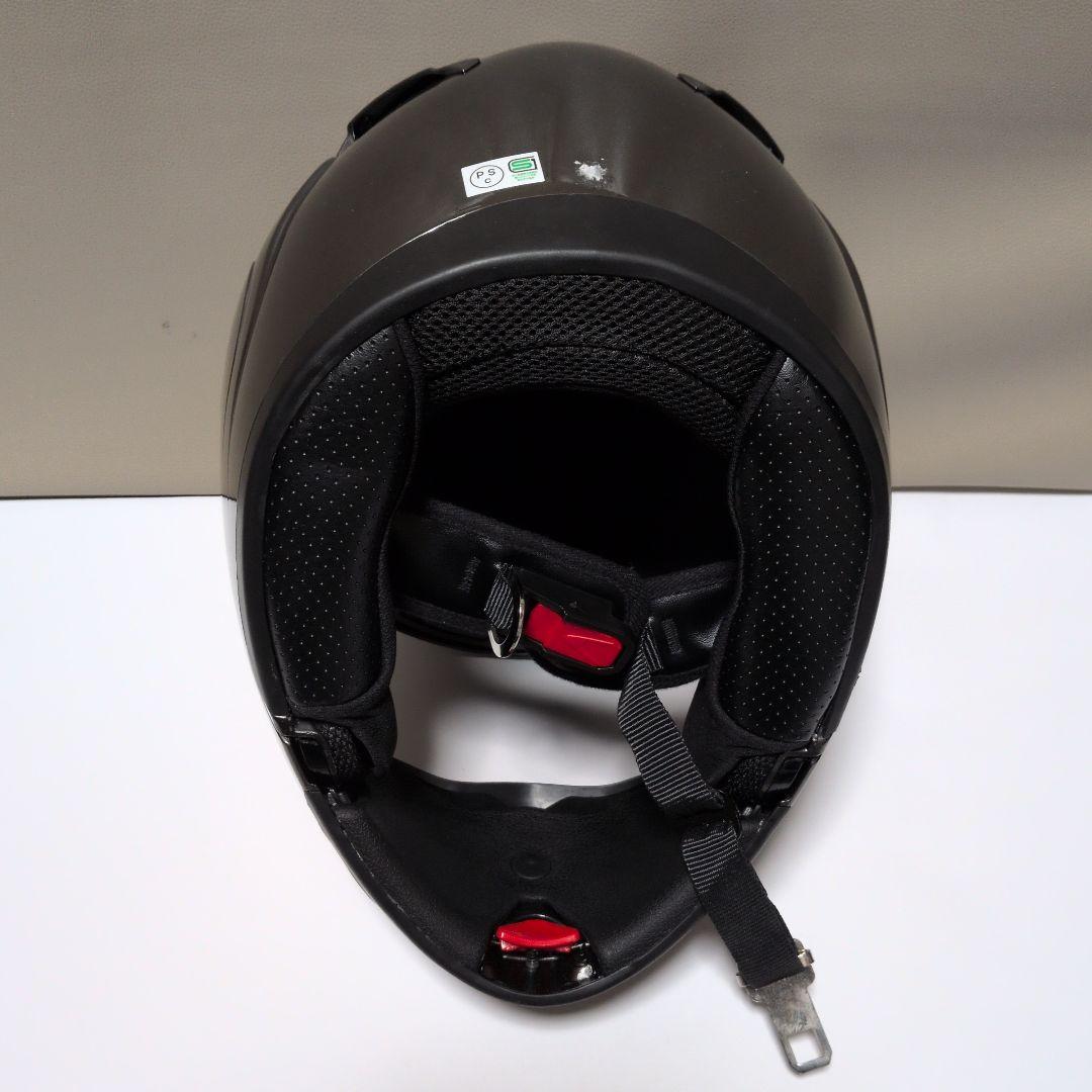 システムヘルメットフルフェイス メタリックグレー