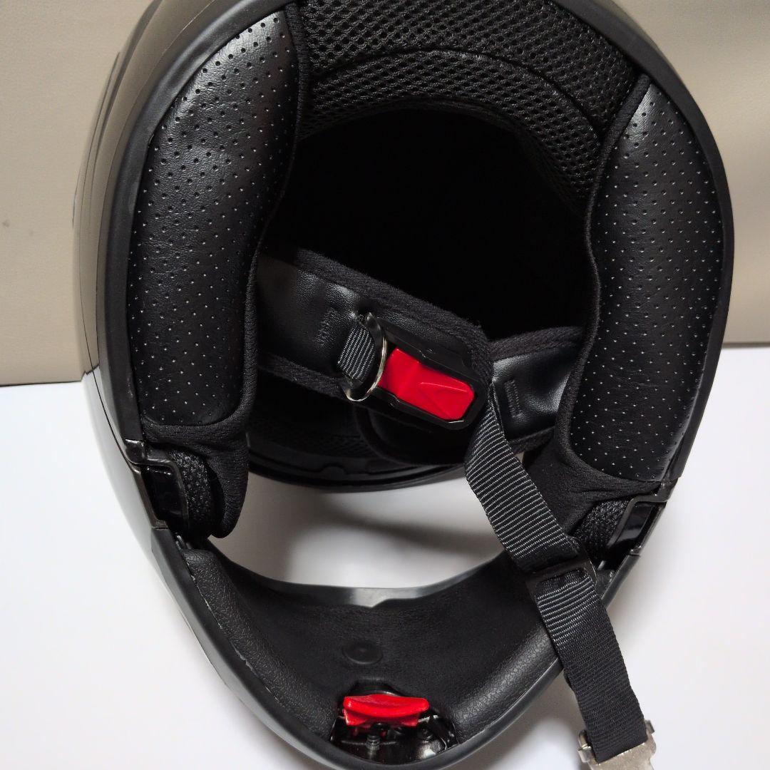 システムヘルメットフルフェイス メタリックグレー