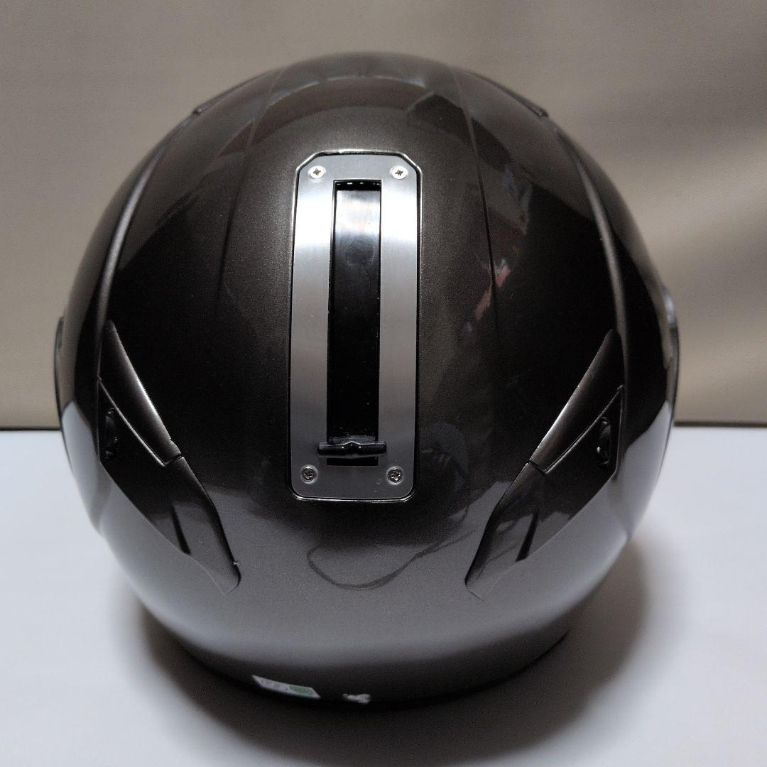 システムヘルメットフルフェイス メタリックグレー