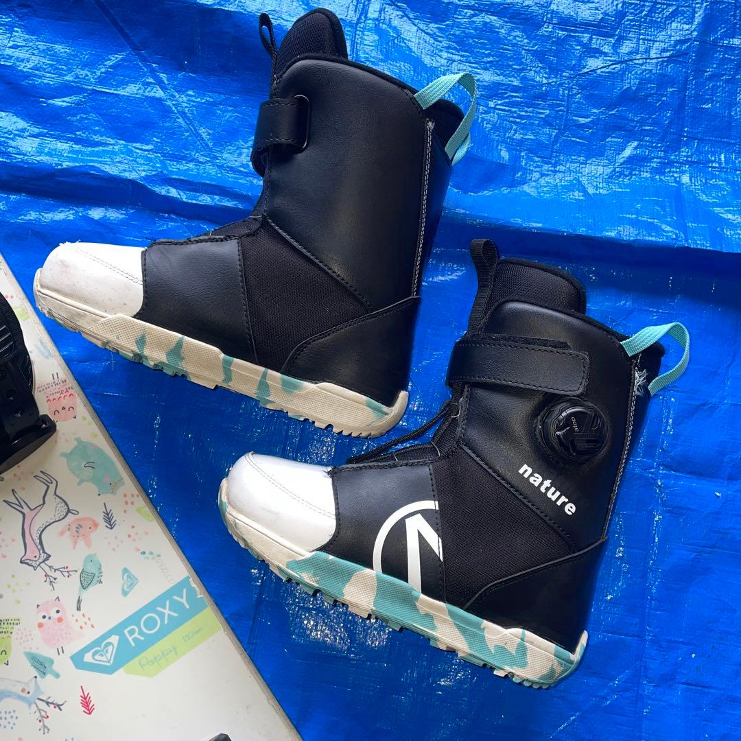 【送料込み】★ROXY★スノーボード3点セット★ブーツ★キッズ★子供用★小学生★