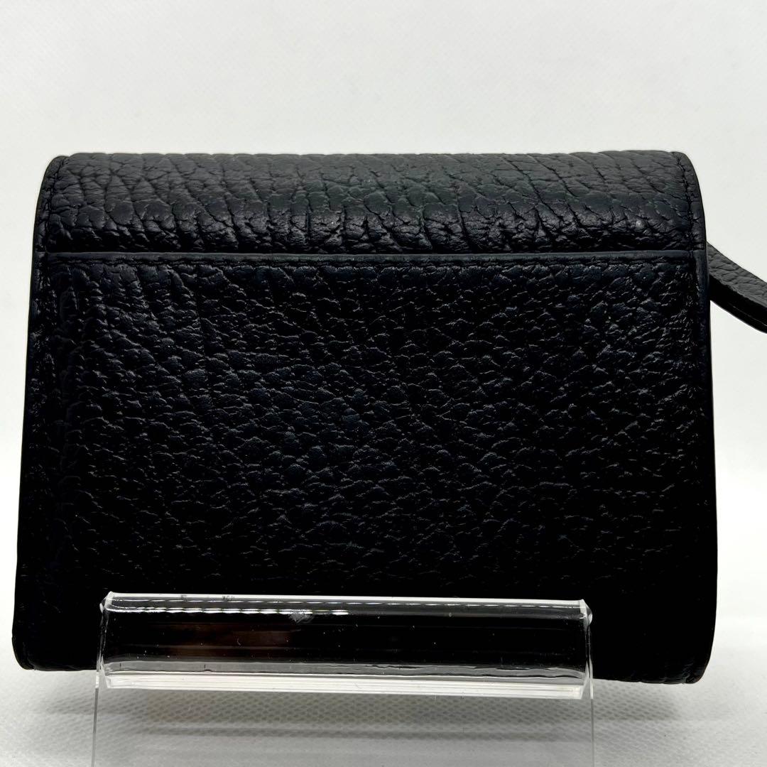 極美品/現行モデル✨メゾンマルジェラ 三つ折り財布 4ステッチ カレンダータグ
