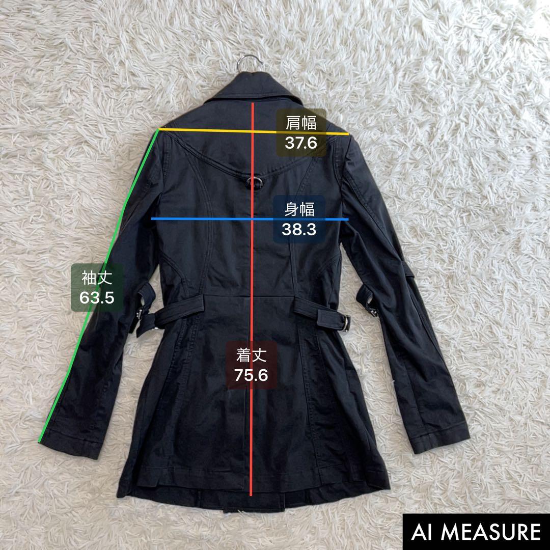 希少✨VERSACE JEANS COUTURE　トレンチコート　イタリア製