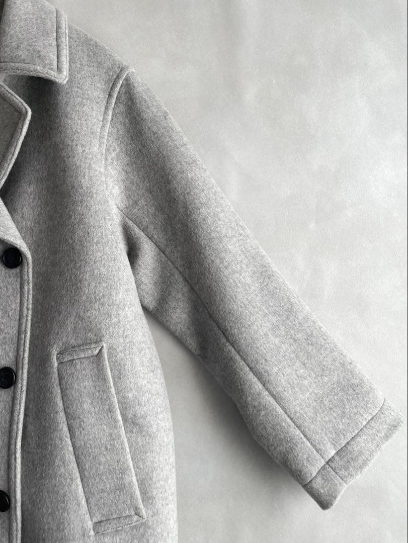 極美品✨シップスプライマリー　23AW 6.1万　毛100% Pコート36