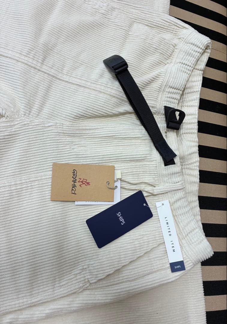 【未使用】 グラミチコーデュロイ チノパン Mサイズ アイボリー