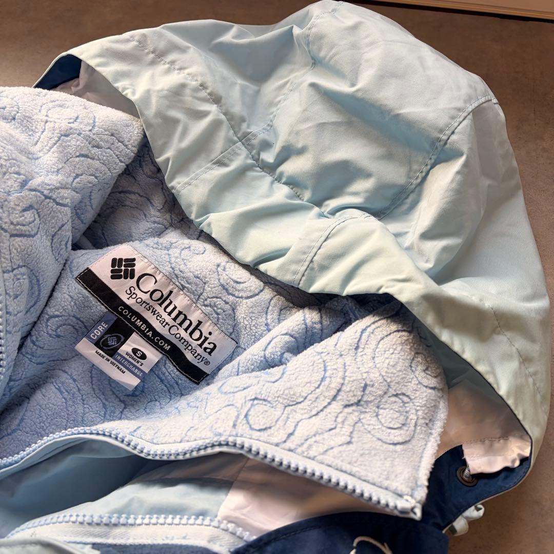 美品コロンビア×デサント3wayインターチェンジジャンパー・デサントパンツ M