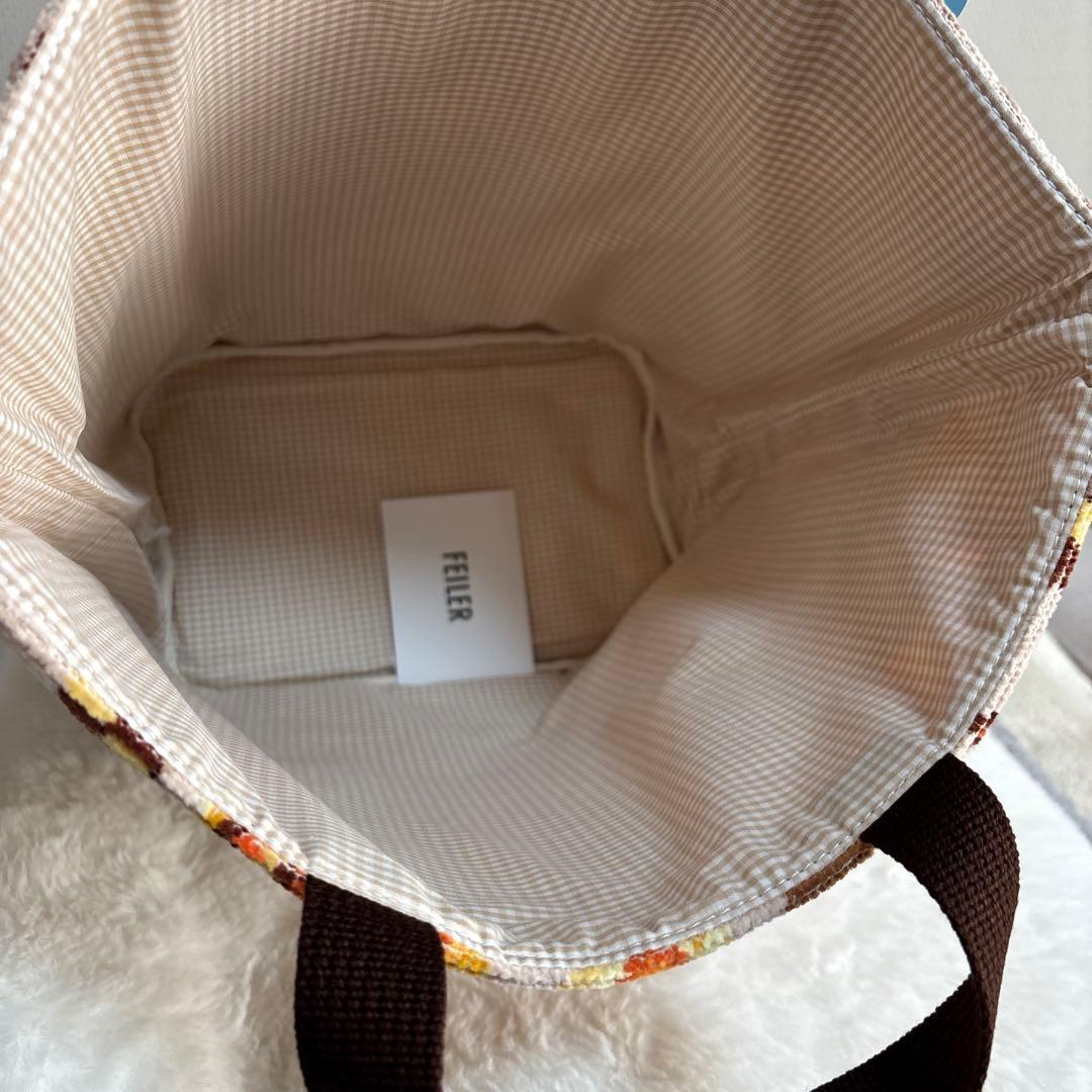 ゴールド　新品　フェイラー　フィーカタイム　バスケット　トートバッグ