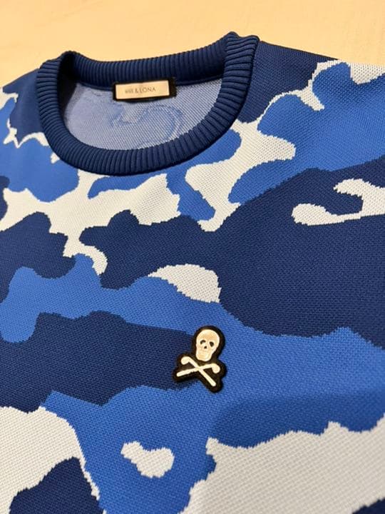 マークアンドロナ　ニット　カモフラ