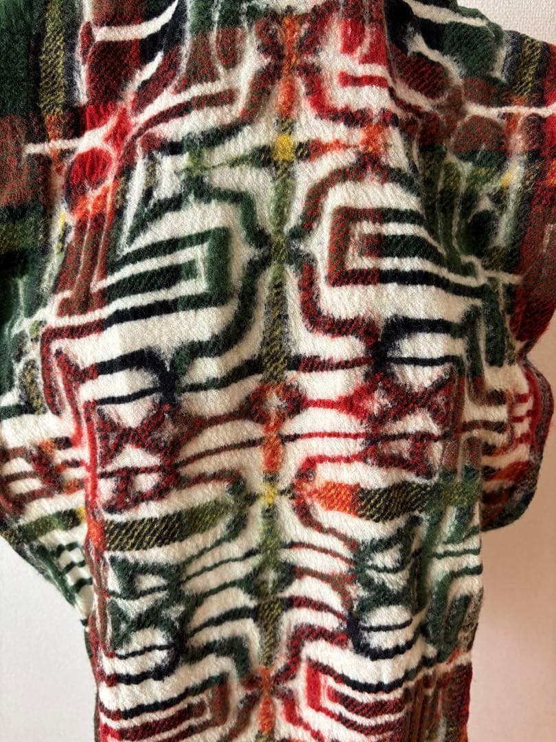 キャピタル　KAPITAL 縮絨ウール タータンチェック アイヌ マフラー