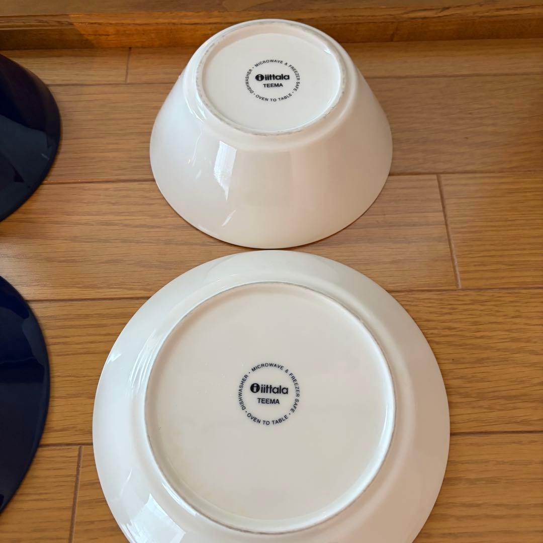 北欧　イッタラ ティーマ プレート17cm/ボウル15cm 各3点 計6点セット