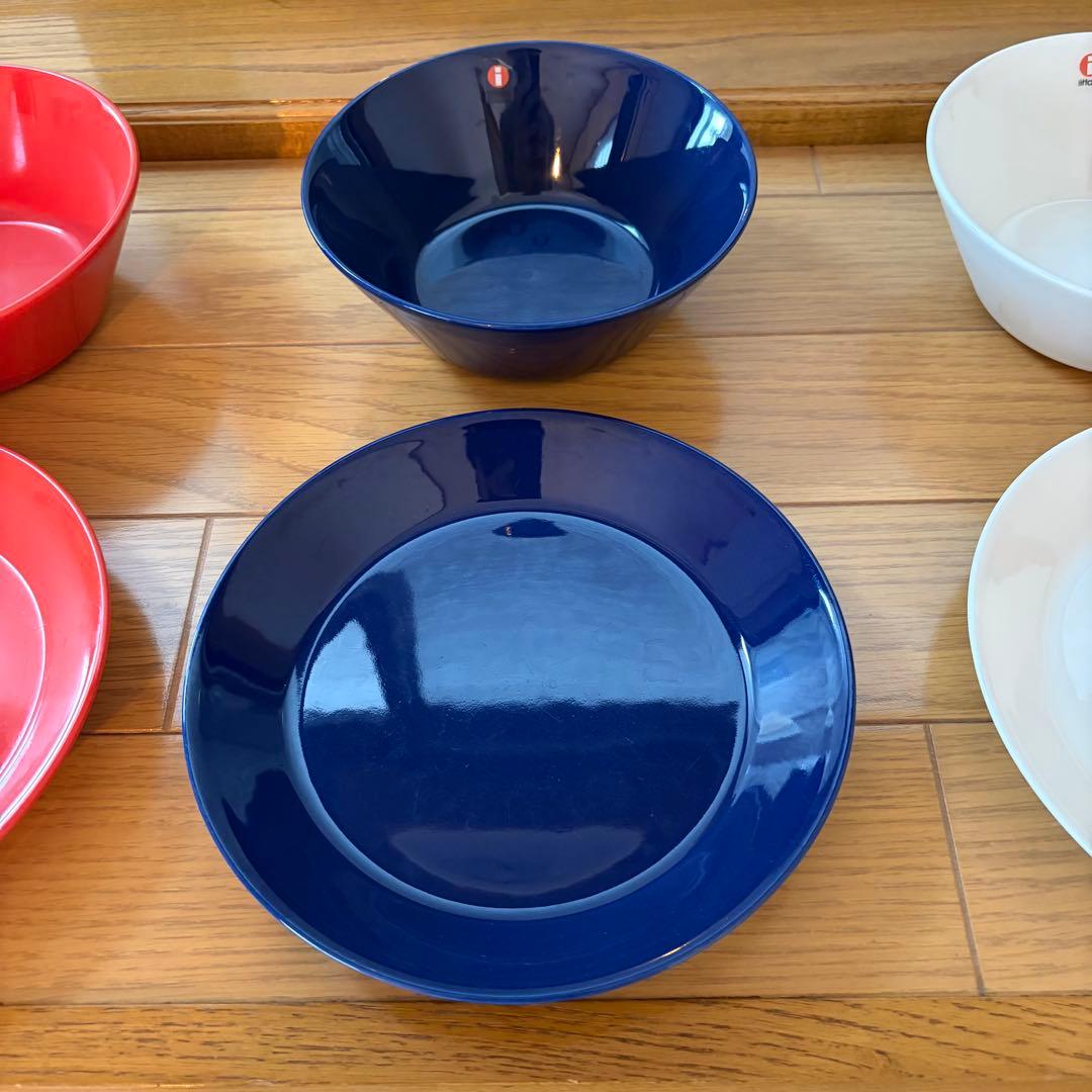 北欧　イッタラ ティーマ プレート17cm/ボウル15cm 各3点 計6点セット