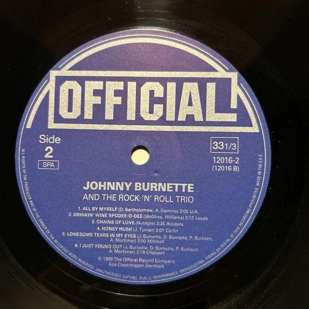 洋楽 Johnny Burnette & The Rock 'N Roll Trio