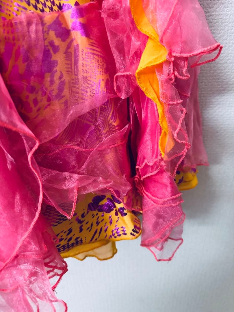 社交ダンス用　上下セット　ドレスと長袖トップス　Lサイズ