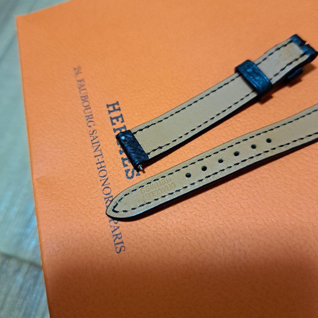 エルメス　hウォッチ　tpm　hh1.110 レザーベルト ブラック