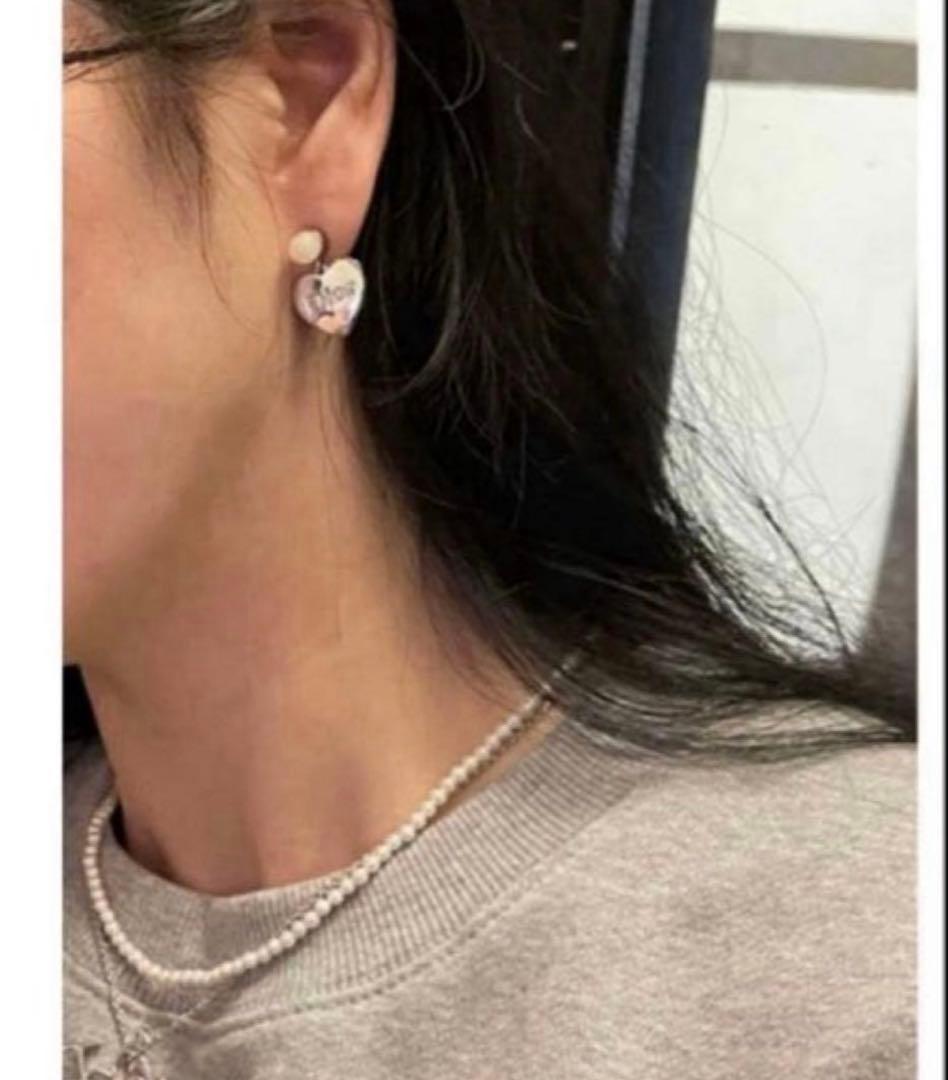 クリスチャンディオールDior ハートパールピアス