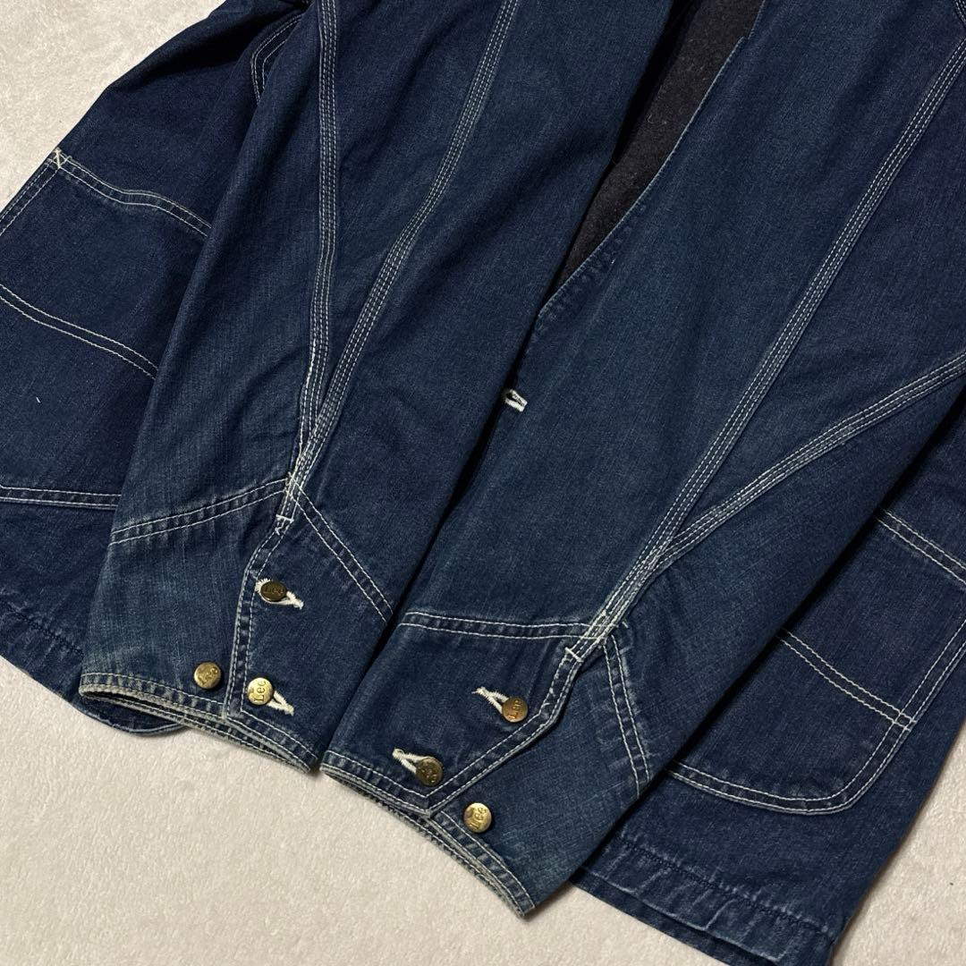 80's 81-LJ復刻 カバーオール 旧タグ 0414 Large