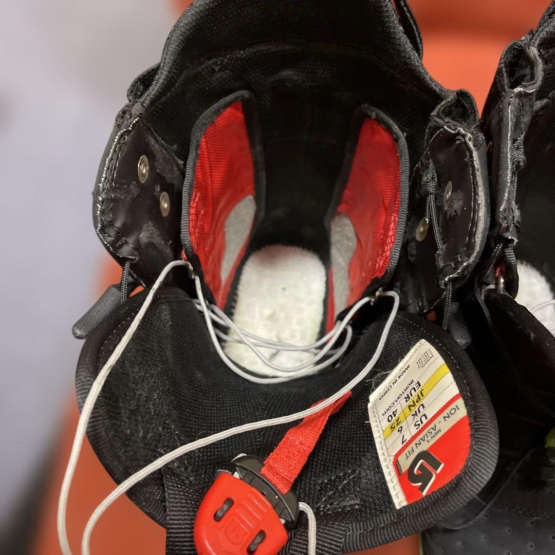 Burton ion 25㎝スノーボードブーツ ブラック/グリーン