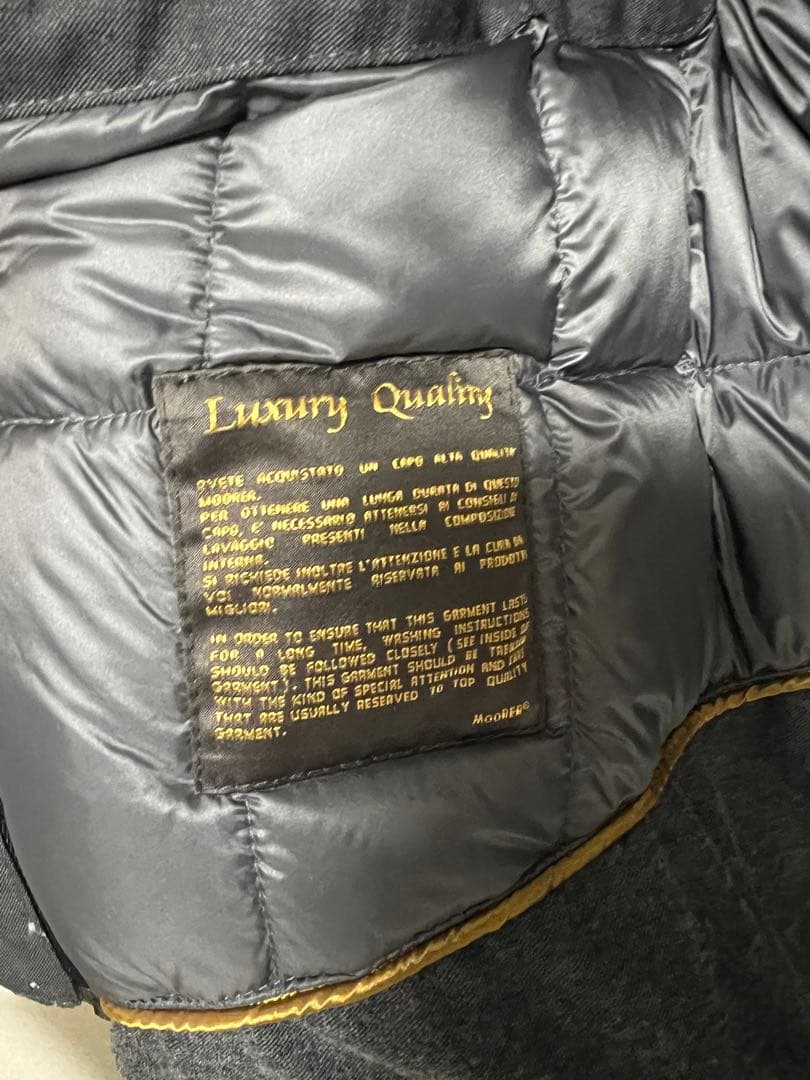 MOORERチェスターコート カシミア100%Harris-Tl 52グレー