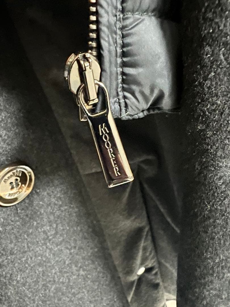 MOORERチェスターコート カシミア100%Harris-Tl 52グレー