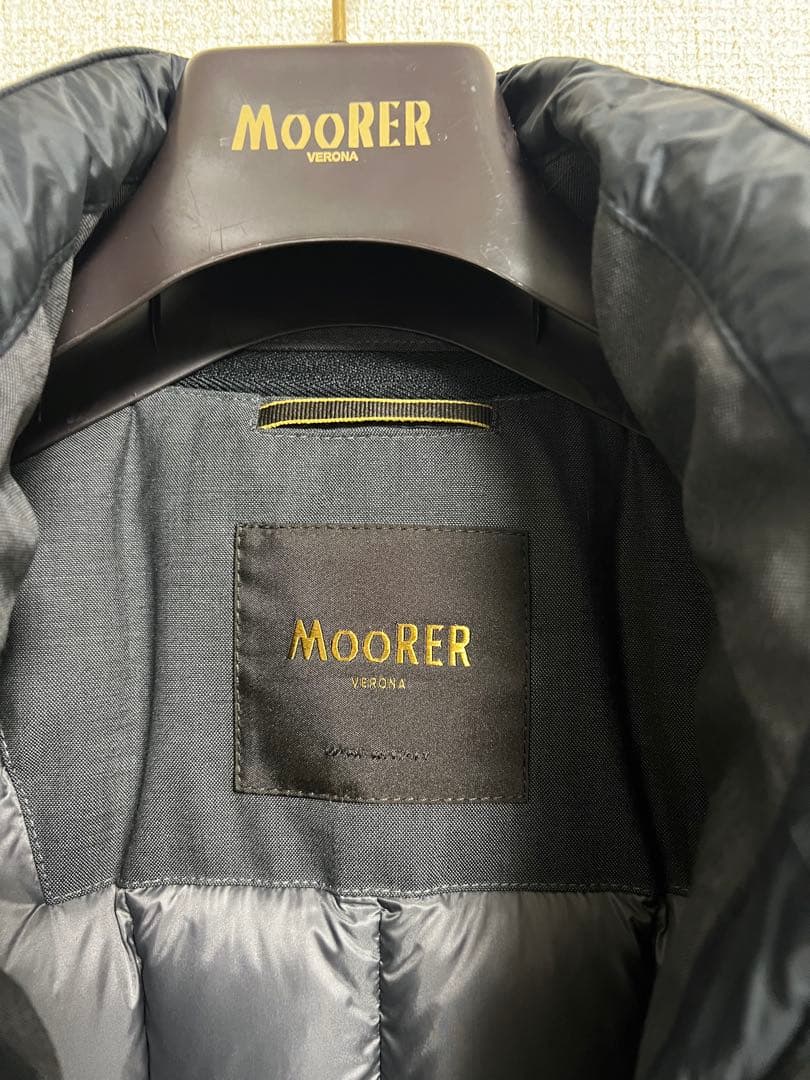 MOORERチェスターコート カシミア100%Harris-Tl 52グレー