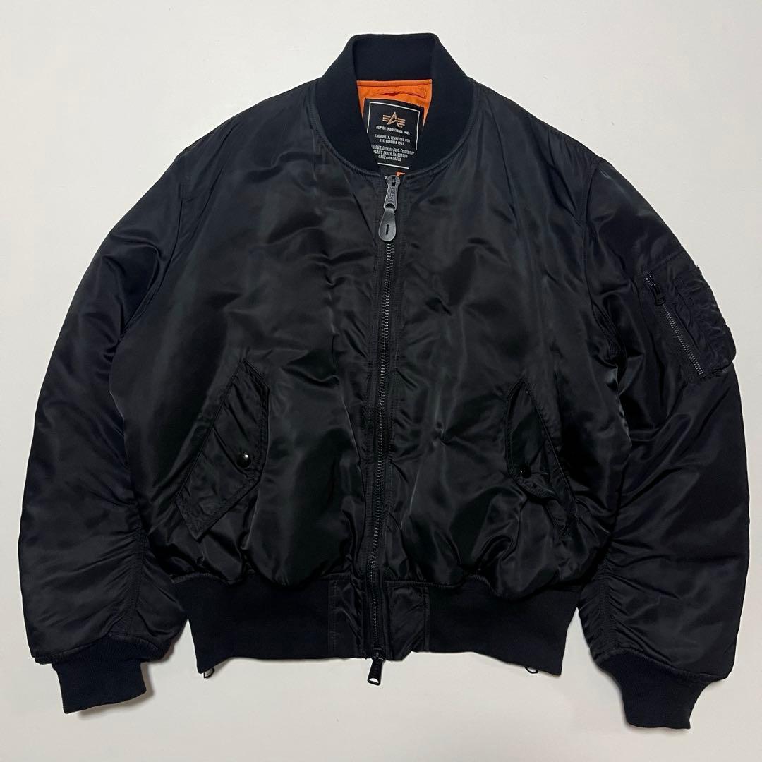 ALPHA × monkey time SIDE ZIP MA-1 （XL）