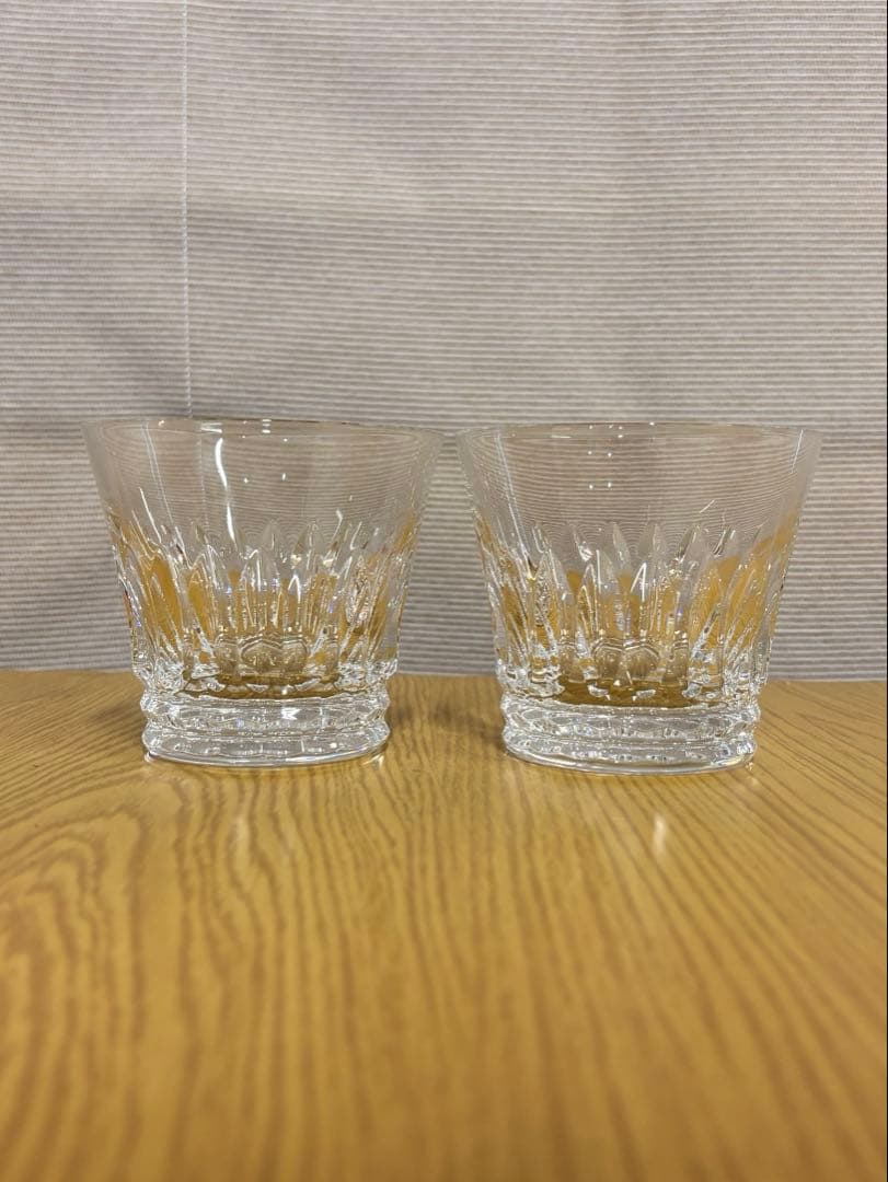 Baccarat バカラ クリスタルカットガラス ペアグラス 酒器 新品未使用
