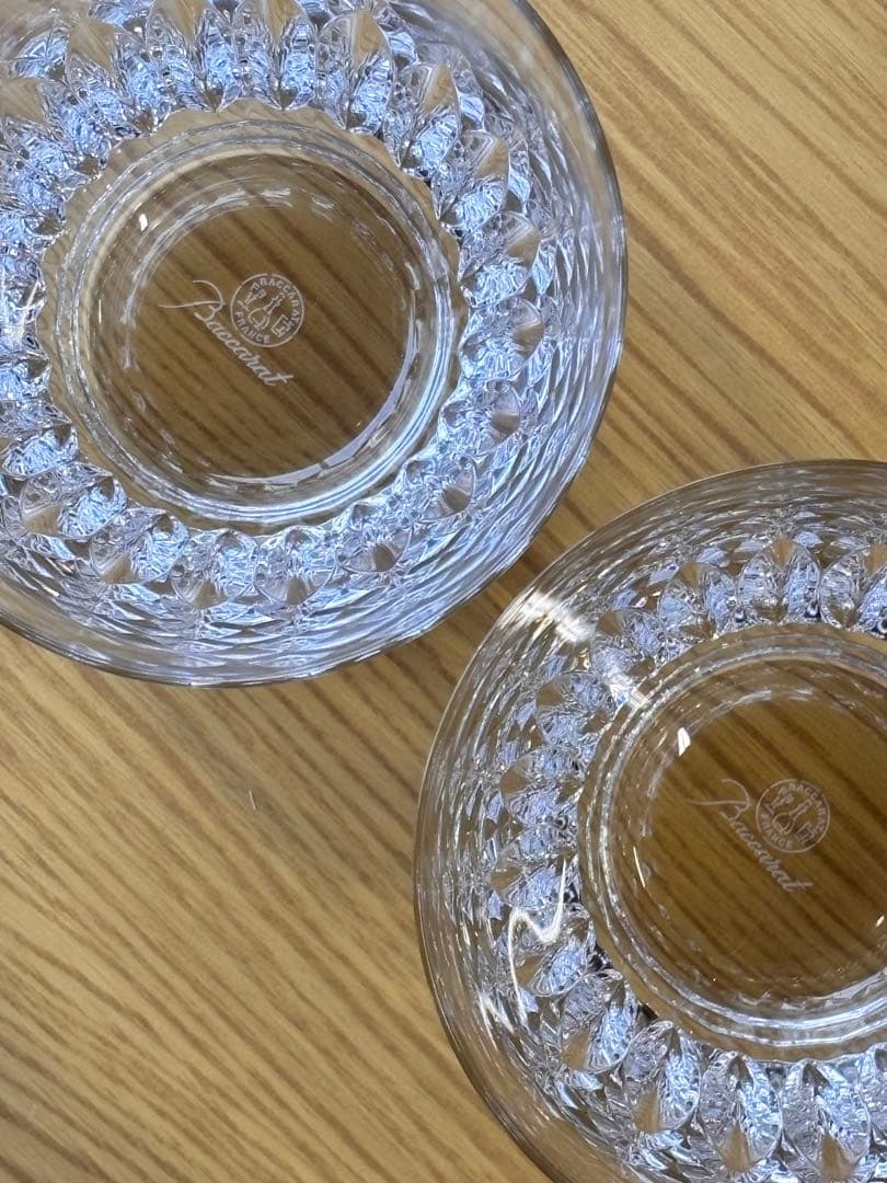 Baccarat バカラ クリスタルカットガラス ペアグラス 酒器 新品未使用