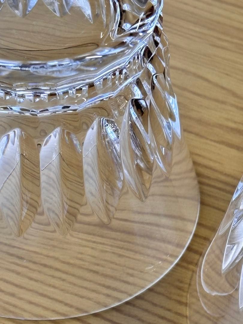 Baccarat バカラ クリスタルカットガラス ペアグラス 酒器 新品未使用