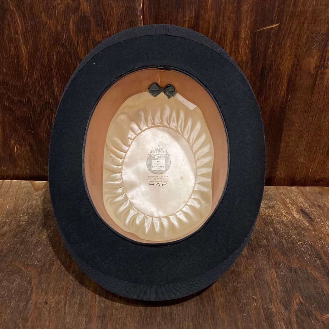WELLINGTON LONDRES アルゼンチン製 ボーラーハット ハット 黒
