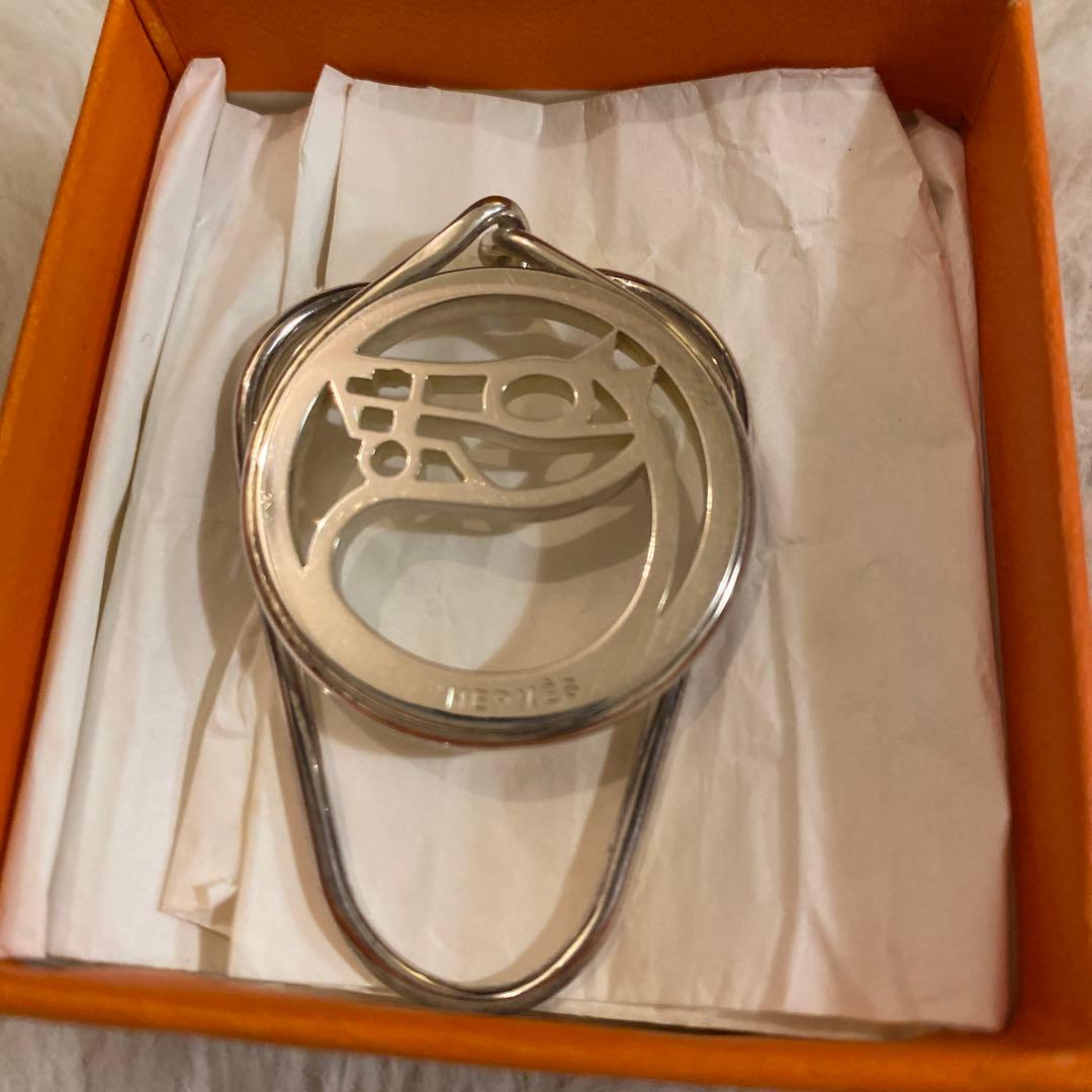 HERMES シルバーマネークリップ