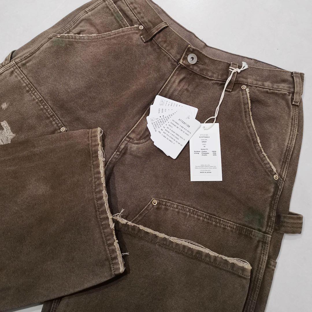 パンツ KAMIYA AW24 BORO Duck Painter Pants M