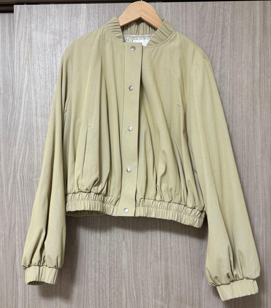 DrawingNumbersドローイングナンバーズシャンブレーブルゾン　ベージュ