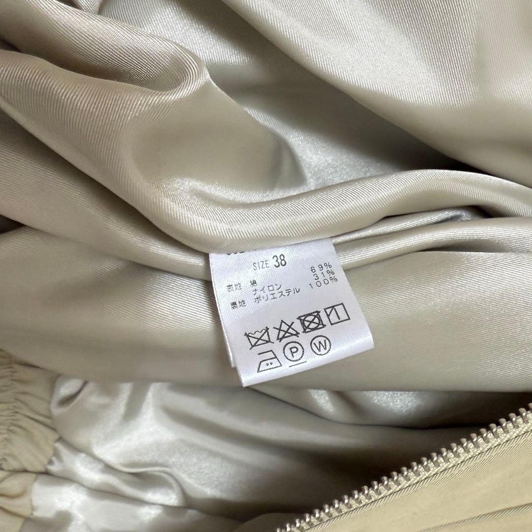 DrawingNumbersドローイングナンバーズシャンブレーブルゾン　ベージュ