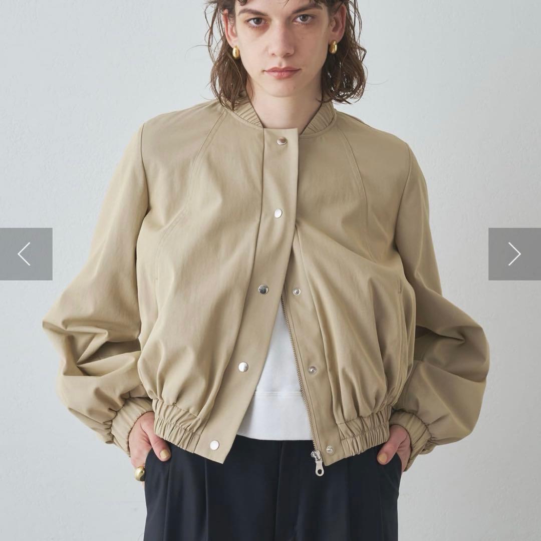 DrawingNumbersドローイングナンバーズシャンブレーブルゾン　ベージュ